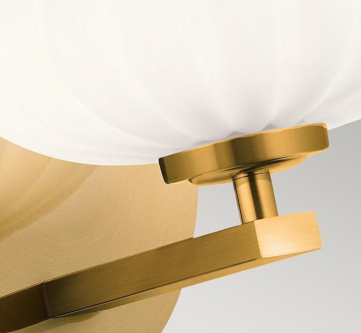 Produktbild Elstead Lighting Pim LED Wandleuchte G9 Fuchs-Gold Satinierter, ummantelter Opal IP44 (300 lm, G9)