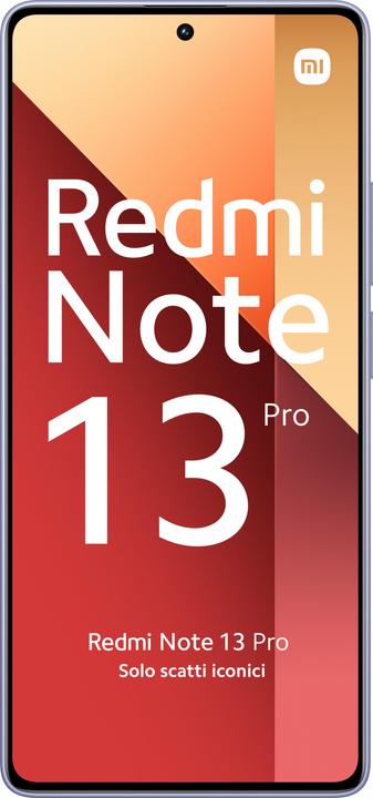 Produktbild Xiaomi Redmi Note 13 Pro (256 GB, Lavander Purple, 6.67", Hybrid Dual SIM, 200 Mpx, 4G)