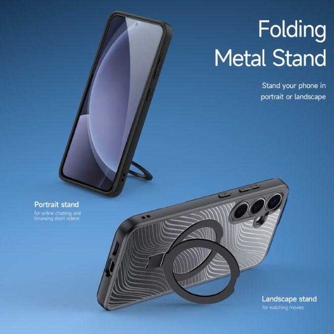 Actual product image Dux Ducis Aimo Mag Stand Series Hardcase Hülle (Samsung Galaxy S25+)