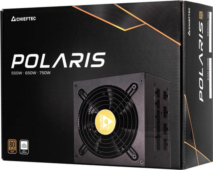 Actual product image Chieftec Polaris /, 2.4, 80 PLUS, Active PFC (750 W)