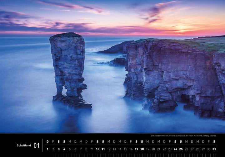 Produktbild Schottland Premiumkalender 2026 (50 x 35 cm, Harter Einband, Deutsch)