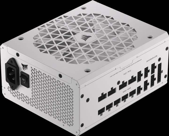 Produktbild Corsair RMx Shift White Series, RM1200x Shift White, 1200 Watt, 80 PLUS GOLD Certified, Fully Modular Power (1200 W)