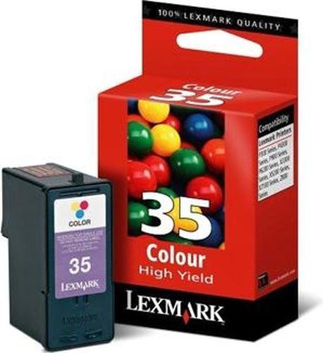 Produktbild Lexmark №35 High Yield Color ink cartridge 1 Cartridge Original Cyan, Magenta, Yellow