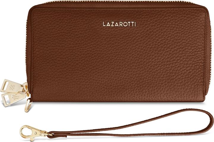 Actual product image Lazarotti Bologna Leather wallet RFID protection leather 20 cm