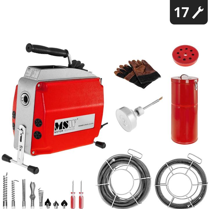Actual product image MSW Drain Cleaning Machine 570 Watt 400 rpm Ø 20 - 150 mm