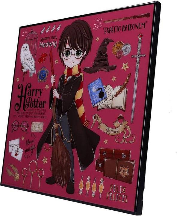 Produktbild Nemesis Now Harry Potter - "Chibi Harry" Crystal Clear Picture (32 x 32 cm)