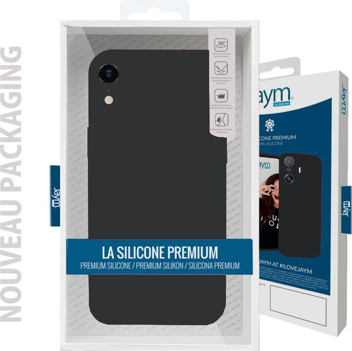 Produktbild Jaym Premium Silikonhülle, Schwarz Series (Apple iPhone X)