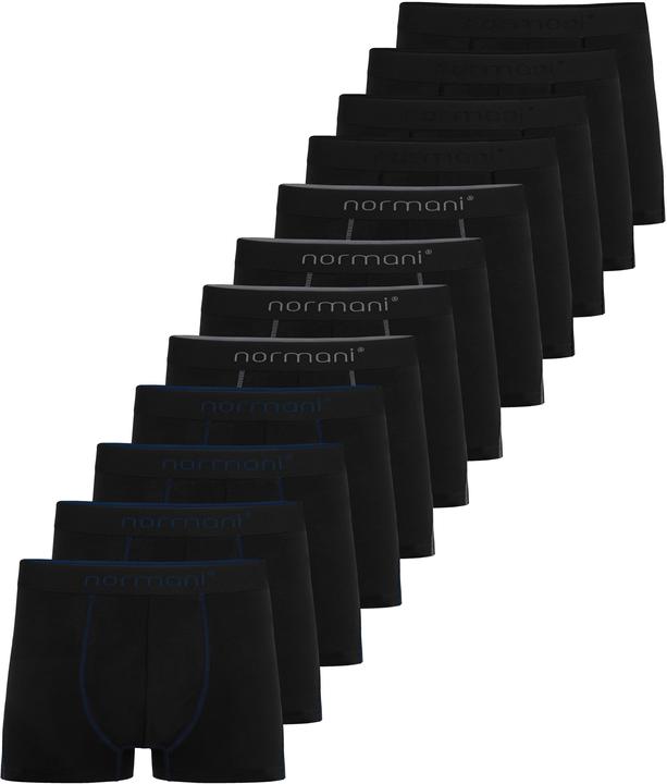 Normani 12 x Herren Baumwoll-Boxershorts