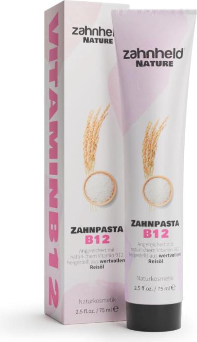 Actual product image Zahnheld Toothpaste with vitamin B12 fluoride-free (75 ml)