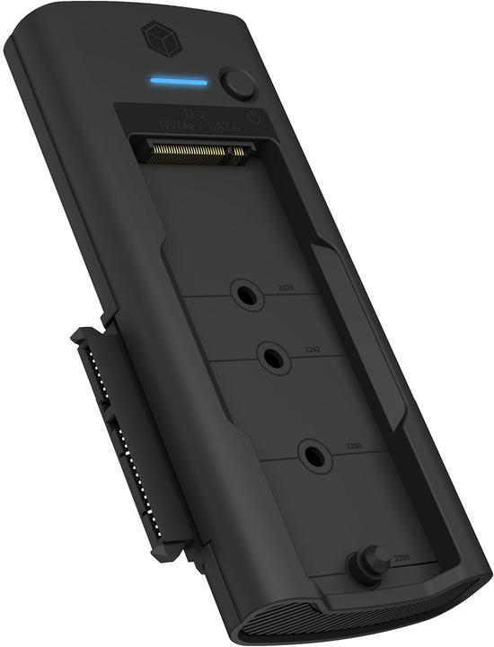 Actual product image Icy Box DockingStation for NVMe M.2 SSD & SATA drives IB-180MS-C31