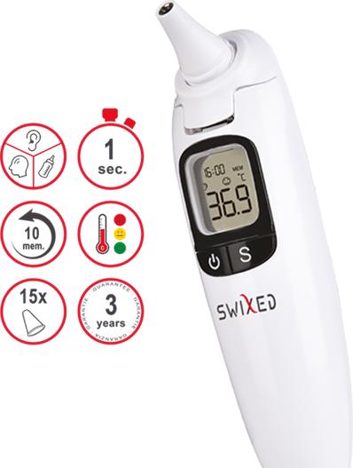 Immagine prodotto Swixed Tympatherm Thermometer 200 (Auricolare, Fronte)