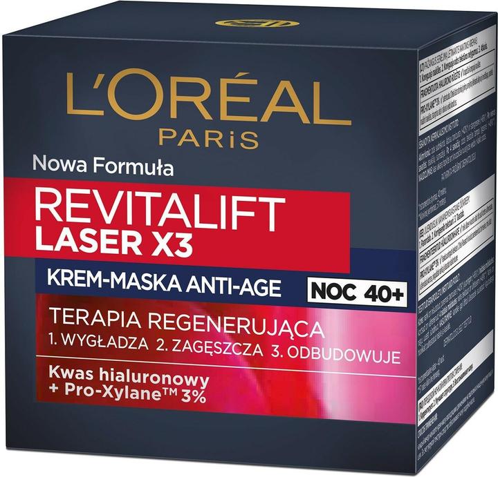 L'Oréal Paris L'Oreal - Revitalift Laser X3 Anti-Age Cream-Mask Regenerating Therapy For The Night 50Ml (50 ml)