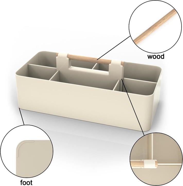 Produktbild Intirilife Make Up Organizer in Khaki