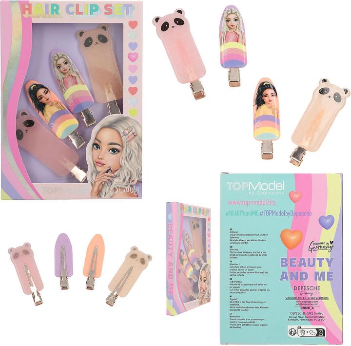 Actual product image Depesche TOPModel - BEAUTY and ME - Haarklammern Set - 1 Set