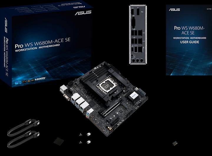 Produktbild ASUS Pro WS W680M (LGA 1700, Intel W680, mATX)