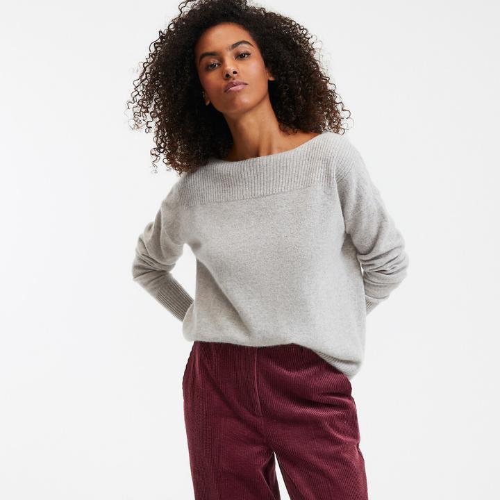 Produktbild La Redoute Collections Pullover mit U-Boot-Ausschnitt (S)