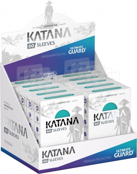 Image du produit Ultimate Guard Kartenhülle Katana Sleeves Japanische Grösse Türkis 60