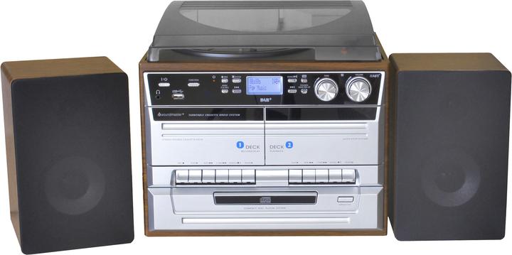 Immagine prodotto Soundmaster MCD5550D (Lettore CD, Nastro adesivo, Giradischi, Bluetooth, 2x 2,5 W)