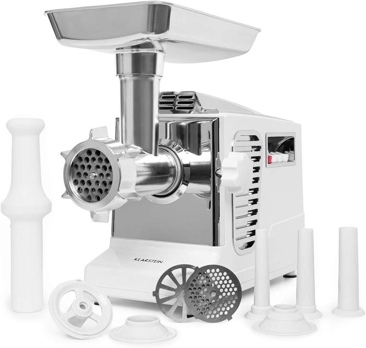 Immagine prodotto Klarstein Tritacarne elettrico Kraftprotz Bianco Argento