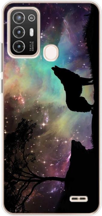 Wolf evening sky