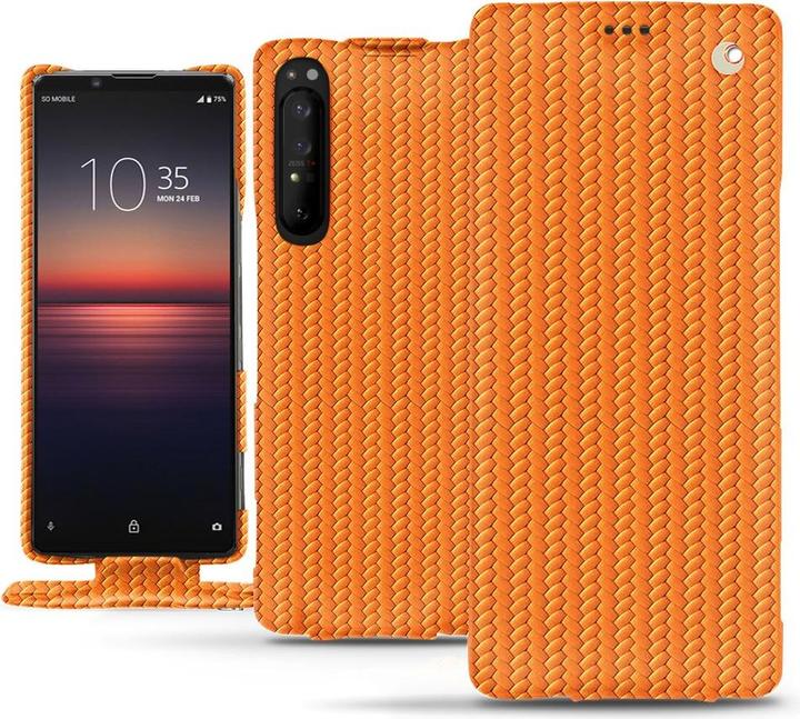 Actual product image Noreve Leather cover vertical (Sony Xperia 1 II)