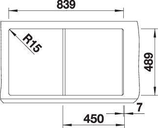 Produktbild Blanco Classic Pro 45 S-IF (Einbauspüle, 86 cm, 51 cm)