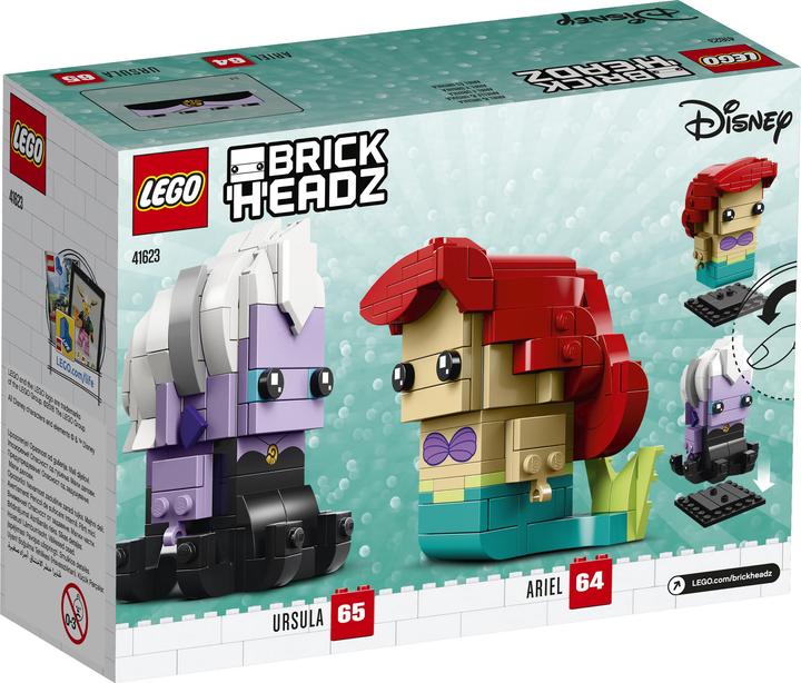 Actual product image LEGO BrickHeadz Arielle & Ursula (41623, LEGO Brickheadz)