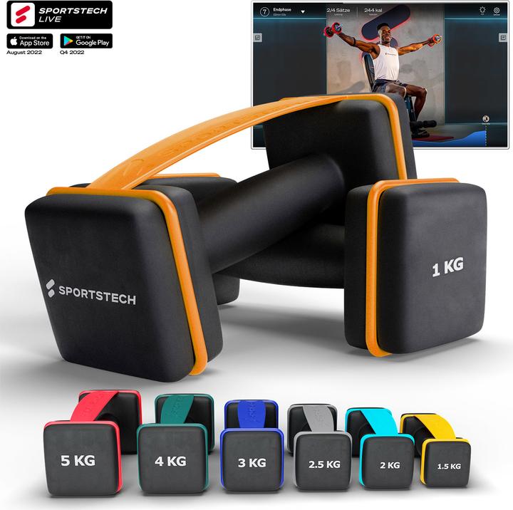 Produktbild Sportstech AH100 20 Hanteln (2 x 1 kg)