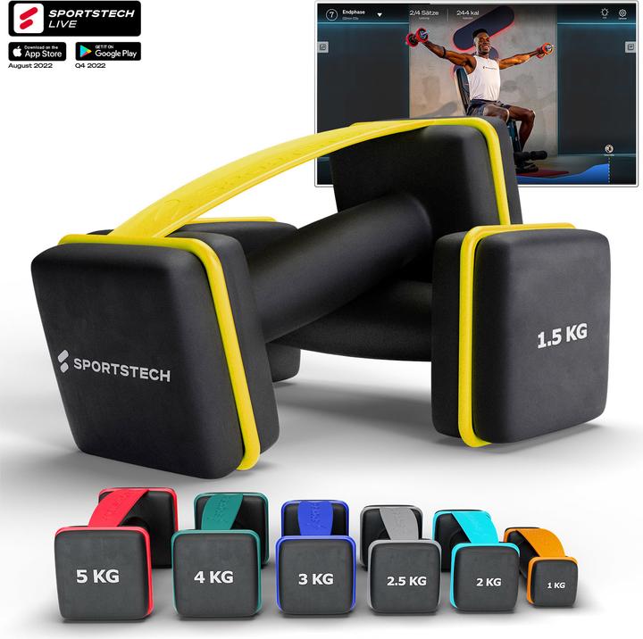 Sportstech AH100 30 Hanteln (2 x 1.5 kg)