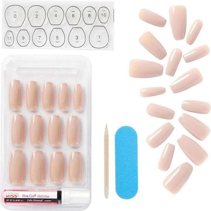 Immagine prodotto KISS Unghie - Gel Fantasy Nails Ab Fab (Unghie artificiali, Marrone)