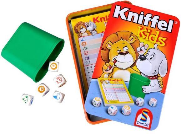 Image du produit Schmidt Spiele Boîte en métal pour les enfants Yahtzee (Allemand, Français, Italien)