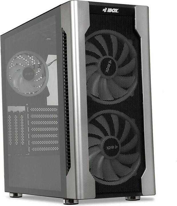 Actual product image iBox Enclosure I-Box Chiron Zh68 Gaming (mATX, ATX, Mini-ITX)