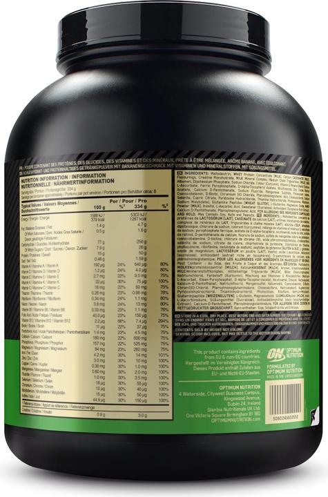 Produktbild Optimum Nutrition Serious Mass (Banane, 1 Stk., 2722 g)
