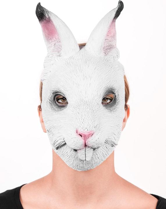 Produktbild Metamorph Kaninchen Halbmaske - Fasching Hase Kostüm Halloween