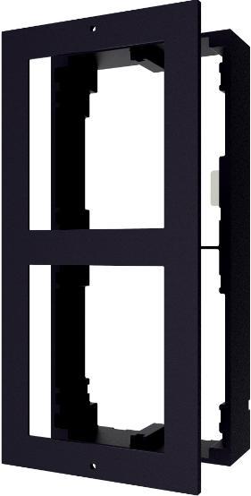 Hikvision DS-KD-ACF2/Black Door station flush-mounted frame, 2-gang