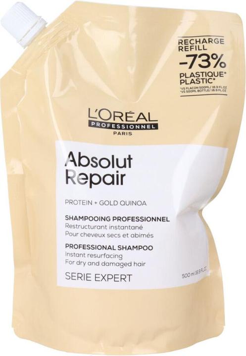 Actual product image L'Oréal Professionnel Series Expert Absolut Repair Refill Shampoo (500 ml, Liquid shampoo)