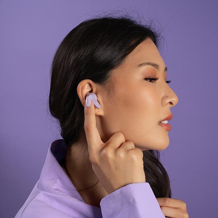 Actual product image JLab Audio JLAB Go Pop ANC TWS Headphones lilac (ANC, 26 h, Wireless)