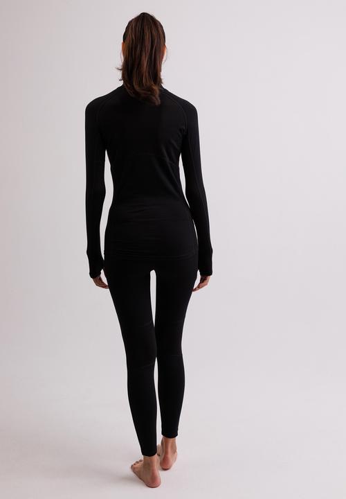 Produktbild Cash-Mere High Performance Kaschmir Sportwäsche Langarm-Shirt mit Stehkragen und Half-Zip (L)