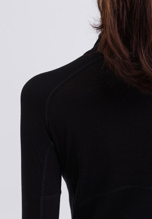 Produktbild Cash-Mere High Performance Kaschmir Sportwäsche Langarm-Shirt mit Stehkragen und Half-Zip (L)