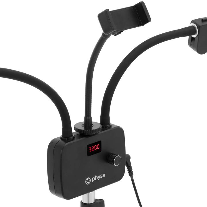Image du produit Physa Lampe maquillage - LED - 40 W - 3200 - 5600 K - réglable en hauteur (éclairage de studio)