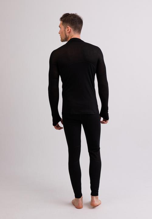 Image du produit Cash-Mere High Performance Kaschmir Sportwäsche Langarm-Shirt mit Stehkragen und Half-Zip (XXL)