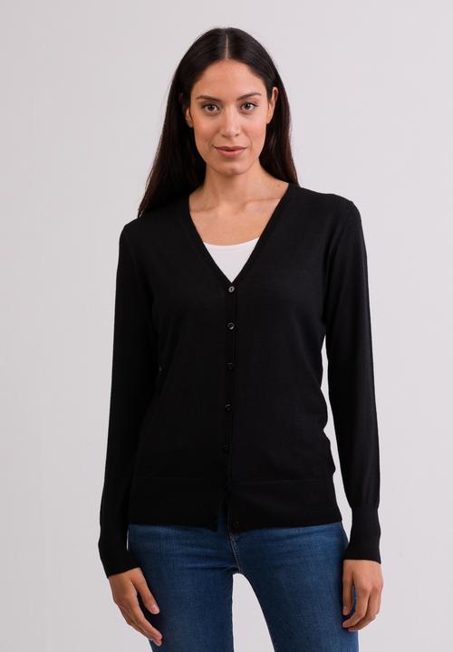 Cash-Mere Kaschmir Cardigan V-Ausschnitt