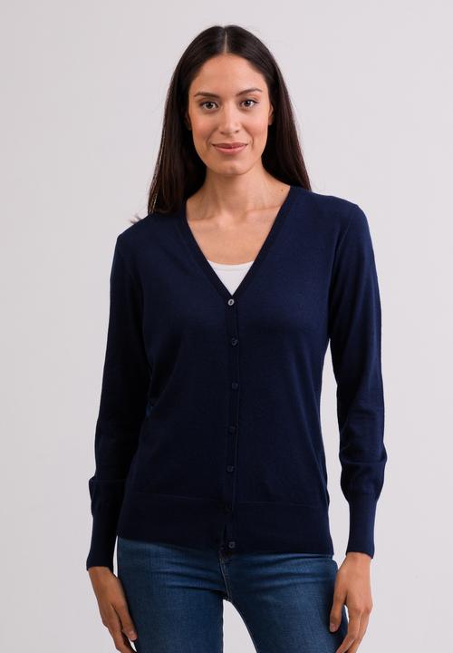 Cash-Mere Kaschmir Cardigan V-Ausschnitt