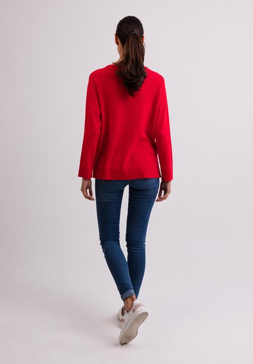 Image du produit Cash-Mere Kaschmir Rundhals Pullover mit Seitenschlitzen (S)