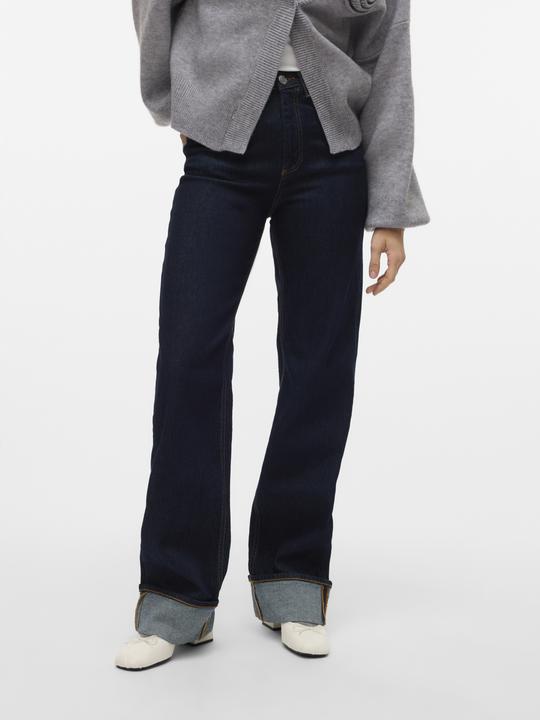 Actual product image Vero Moda VMTESSA Hohe Taille Weiter Beinschnitt Jeans Weit geschnitten (W29/L32)