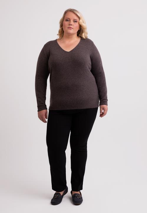 Actual product image Cash-Mere Kaschmir V-Ausschnitt Pullover (4XL)