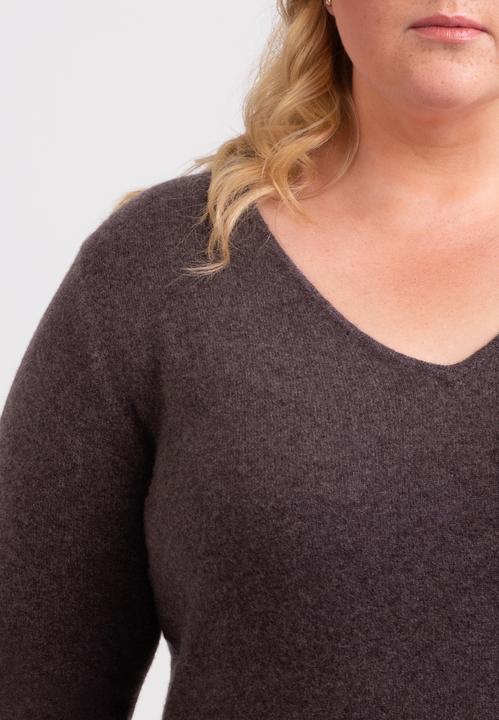 Actual product image Cash-Mere Kaschmir V-Ausschnitt Pullover (4XL)