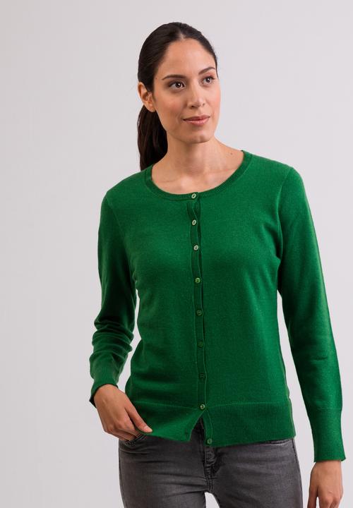 Actual product image Cash-Mere Kaschmir Cardigan Rundhals (XXL)