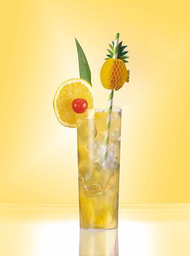 Produktbild Papstar Papiertrinkhalm "Pineapple" (50 x)