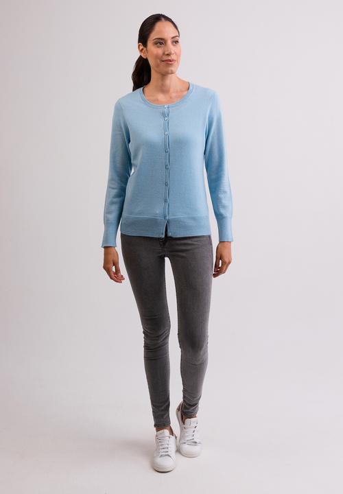 Actual product image Cash-Mere Kaschmir Cardigan Rundhals (XXL)